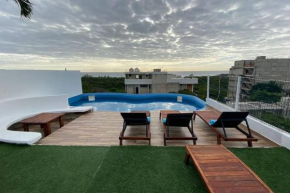 Ocean and city view rooftop, apartment 2BR 103
